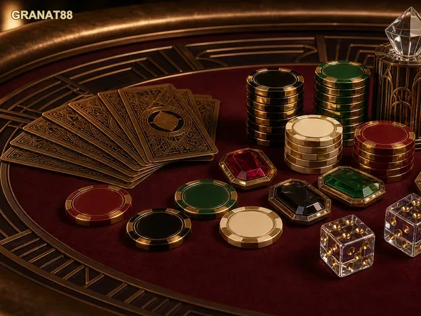 Antarmuka permainan European Blackjack di granat88